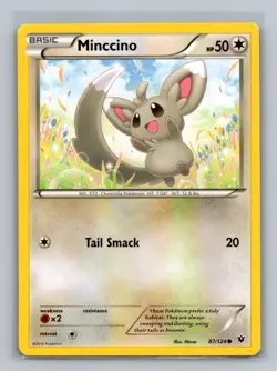 Minccino 87/124 Common Fates Collide Pokemon Near Mint - Image 1