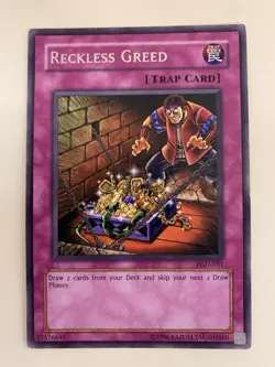 Yugioh Reckless Greed PGD-051 Pharaonic Guardian Rare Card LP - Image 1