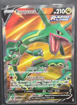 Rayquaza V 193/203 Evolving Skies Full Art Ultra Rare Pokemon 2021 - Image 1