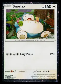 Snorlax 122 Promo Scarlet & Violet Pokemon Near Mint - Image 1