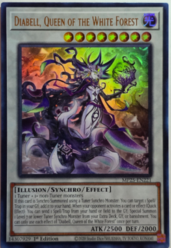 Yugioh - Diabell, Queen of the White Forest - MP25-EN221 - Ultra Rare - NM/M - Image 1
