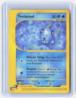 Tentacool 113 Common Aquapolis Pokemon Near Mint - Image 1