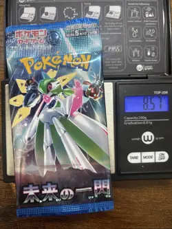 Heavy 8.57g Pokemon Sealed Future Flash Sv4m Japanese Booster pack - Image 1
