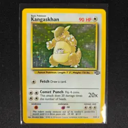 1999 WOTC Pokemon JUNGLE KANGASKHAN HOLO 5/64 RARE MP - Image 2