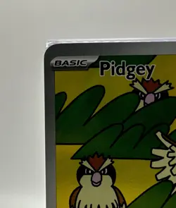 Pokemon Pidgey 207/197 SV03 Obsidian Flames Illustration Rare Holo, Ships Free - Image 2