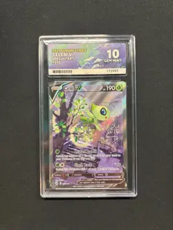 Celebi V Alternate Art 245/264 Fusion Strike Pokemon TCG Ace 10 - Image 1