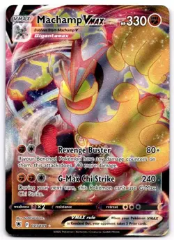 Machamp VMAX 073/189 Holo VMAX Rare Astral Radiance Pokemon Holo Near Mint - Image 1