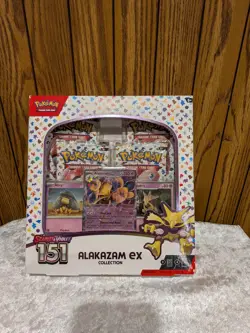 (1) Pokemon Scarlet & Violet 151 Alakazam EX Collection Box New Sealed - Image 1