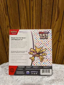 (1) Pokemon Scarlet & Violet 151 Alakazam EX Collection Box New Sealed - Image 2