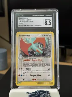Salamence 10/97 Pokemon EX Dragon Holo NM/Mint+ CGC 8.5 - Image 1