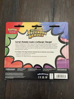 Pokemon TCG Ascended Heroes 2 Pack Pokemon blister Komala Promo - Image 2