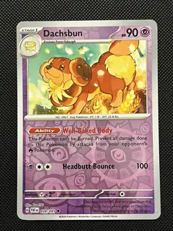 Pokemon Paldean Fates - Dachsbun - 039/091 - REVERSE HOLO - M/NM - Image 2