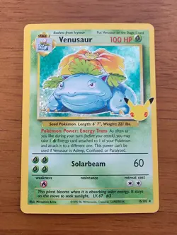 Venusaur Holo 15/102 C1assic Collection Celebrations Pokemon TCG - Image 1