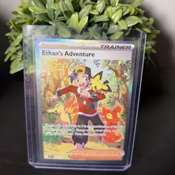 Pokemon TCG Ethan's Adventure Special Illustration Rare Full Art Holo 236/182 - Image 1
