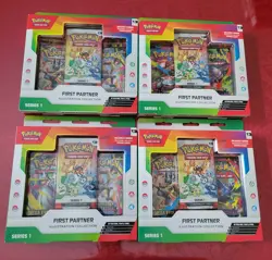 4-Pokemon TCG First Partner Illustration Collection Series 1 SEE DETAILS + PICS - Image 1