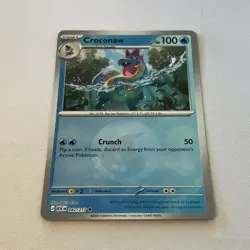 Pokemon TCG Croconaw 42/217 Ascended Heroes ME2.5 Water Energy Reverse Holo NM - Image 2