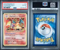 2016 POKEMON XY EVOLUTIONS #11 CHARIZARD-HOLO EVOLUTIONS PSA 6 - Image 3