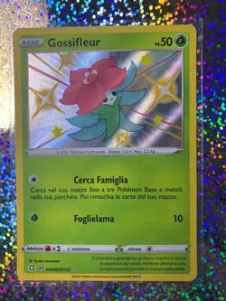 Italian 2021 Pokemon TCG Shining Fates Shiny Vault SV010/SV122 Gossifleur - Image 1