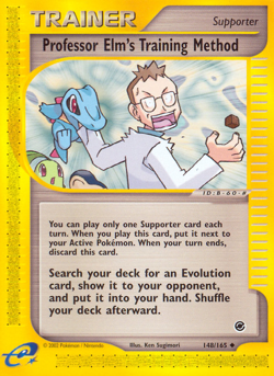 Professor Elm's Training Method 148/165 Uncommon Expedition Base Set Pokemon LP - Image 1