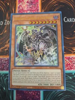 Yugioh Reign-Beaux, Overking of Dark World SR13-EN001 Ultra Rare 1st Edition NM - Image 1