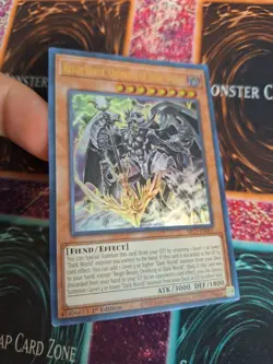 Yugioh Reign-Beaux, Overking of Dark World SR13-EN001 Ultra Rare 1st Edition NM - Image 2