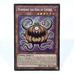 Yugioh! Pumpking the King of Ghosts MZMU-EN061 Secret Rare 1st Edition - Image 1