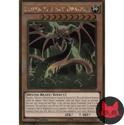 Yugioh Slifer the Sky Dragon MVP1-ENG57 Gold Rare 1st Edition LP - Image 1