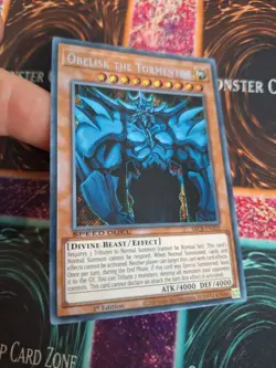 Yugioh Obelisk The Tormentor SBCB-EN202 Secret Rare 1st Edition Near Mint - Image 2