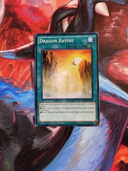 Yugioh! Dragon Ravine SR02-EN026 Common 1st Edition Light Play - Image 1