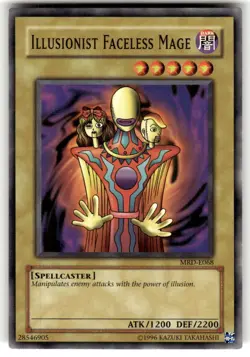 Yugioh! - NM - EURO Set 1996 - Unlimited - Illusionist Faceless Mage - MRD-E068 - Image 1