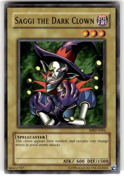 Yugioh! - NM - EURO Set 1996 - Unlimited - Saggi The Dark Clown - MRD-E066 - Image 1