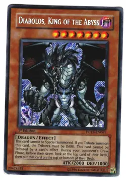 Diabolos, King of the Abyss FOTB-EN061 Force of the Breaker 1st Edition - Image 1