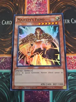 Yugioh Majesty's Fiend CT12-EN004 Super Rare Limited Near Mint - Image 1