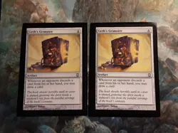 Geth's Grimoire Darksteel Regular 2X (PANGOLIN MTG) 2X F: NM, B: LP See Pics! - Image 1