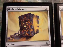 Geth's Grimoire Darksteel Regular 2X (PANGOLIN MTG) 2X F: NM, B: LP See Pics! - Image 2