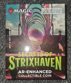 MTG Pinfinity Secrets of Strixhaven AR-Enhanced Collectible Coin SEALED - Image 1
