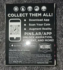 MTG Pinfinity Secrets of Strixhaven AR-Enhanced Collectible Coin SEALED - Image 2
