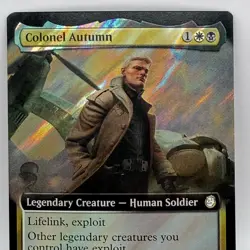 Colonel Autumn 0939 Fallout Surge Foil Rare MTG Magic The Gathering PIP EN 2024 - Image 1
