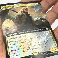 Colonel Autumn 0939 Fallout Surge Foil Rare MTG Magic The Gathering PIP EN 2024 - Image 2