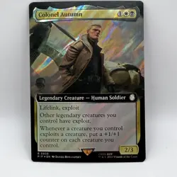 Colonel Autumn 0939 Fallout Surge Foil Rare MTG Magic The Gathering PIP EN 2024 - Image 3