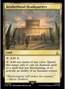 Brotherhood Headquarters 80 MTG NM - Assassin's Creed - Image 1