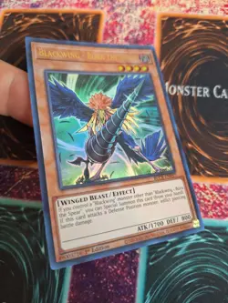 Yugioh Blackwing - Bora the Spear BLCR-EN057 Ultra Rare 1st Edition Near Mint - Image 2
