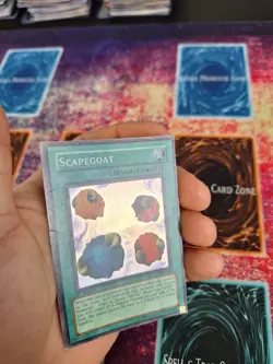 Yugioh Scapegoat SDJ-041 Super Rare 1st Edition Heavily Played - Image 3