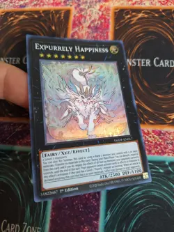 Yugioh Expurrely Happiness AMDE-EN017 Super Rare 1st Edition Near Mint - Image 2