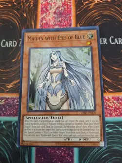 Yugioh Maiden with Eyes of Blue SDBE-EN006 Super Rare Unlimited Near Mint - Image 1
