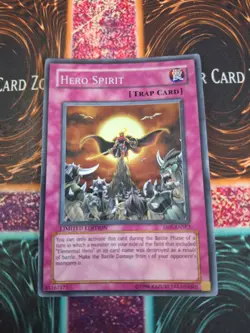 Yugioh Hero Spirit DPK-ENSE3 Secret Rare Limited Near Mint - Image 1