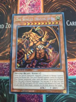 Yugioh The Winged Dragon of Ra SBCB-EN203 Secret Rare 1st Edition Near Mint - Image 1