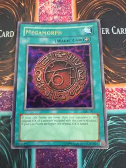 Yugioh Megamorph MRL-061 Ultra Rare OG Unlimited Moderately Played - Image 1