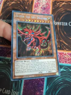 Yugioh Slifer the Sky Dragon SBCB-EN201 Secret Rare 1st Edition Near Mint - Image 2