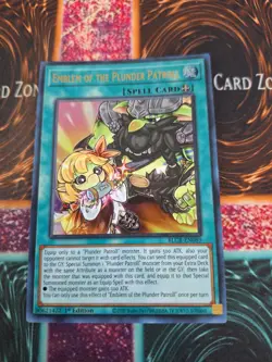 Yugioh Emblem of the Plunder Patroll BLCR-EN089 Ultra Rare 1st Edition Near Mint - Image 1
